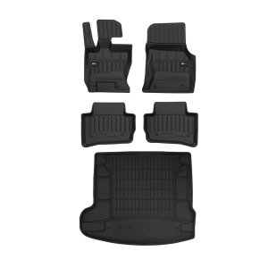 Land Rover Range Rover Velar Floor-Trunk Mats - Omac - 3D Premium - Black - 2018-2024